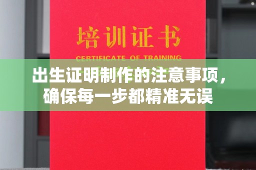 双塔出生证明制作的注意事项，确保每一步都精准无误