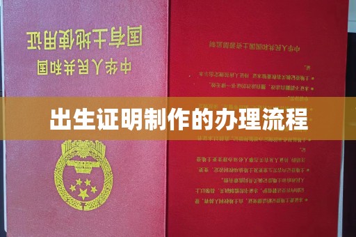 双塔出生证明制作的办理流程