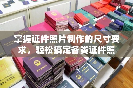 双塔掌握证件照片制作的尺寸要求，轻松搞定各类证件照