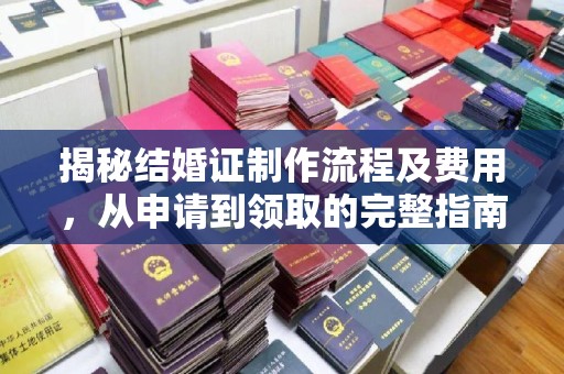 双塔揭秘结婚证制作流程及费用，从申请到领取的完整指南