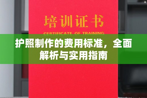 双塔护照制作的费用标准，全面解析与实用指南