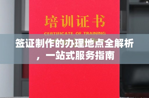 双塔签证制作的办理地点全解析，一站式服务指南