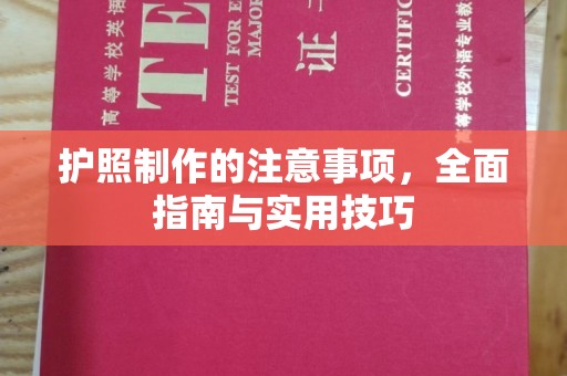 双塔护照制作的注意事项，全面指南与实用技巧