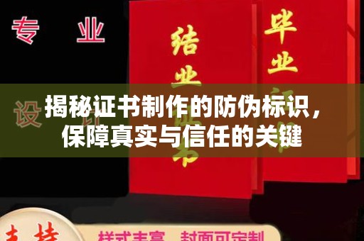 双塔揭秘证书制作的防伪标识，保障真实与信任的关键