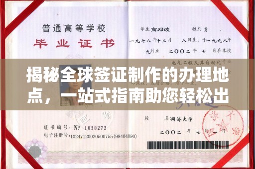 双塔揭秘全球签证制作的办理地点，一站式指南助您轻松出行