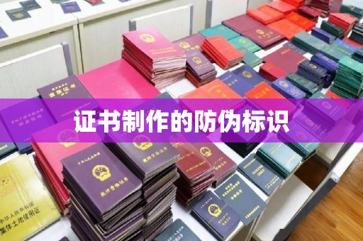 双塔证书制作的防伪标识
