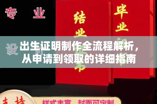 双塔出生证明制作全流程解析，从申请到领取的详细指南